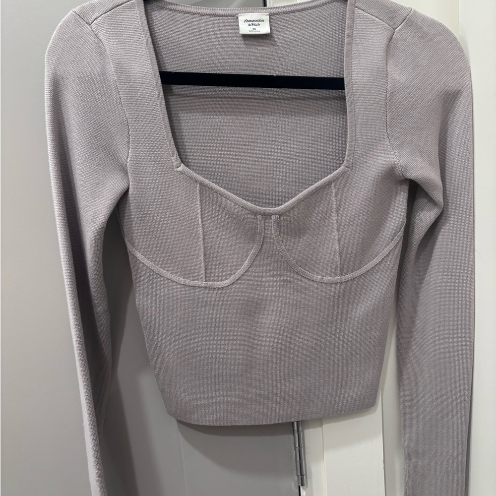 Taupe A&F Sweater
